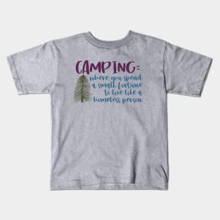 Camping Kids T-Shirt